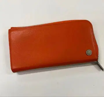 MONO COMME CA L자 지퍼형 장지갑 오렌지 컬러