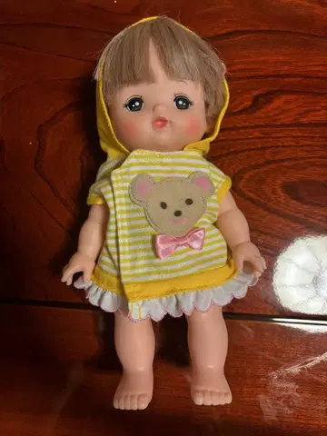 멜짱 곰 귀 후드 인형