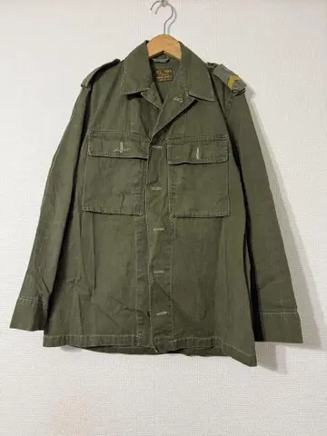 벨기에 밀리터리 셔츠 자켓 1959년 빈티지