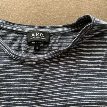 아페쎄 A.P.C. 보더 티셔츠 네이비