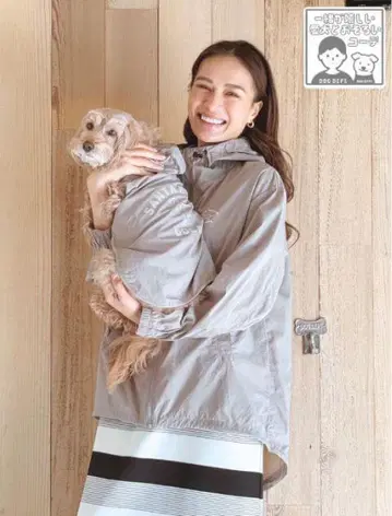 [ DOGDEPT ] 발수 UV 프린트 로고 자켓 커플룩 아이템