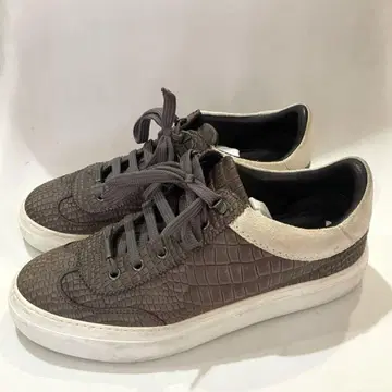 JIMMY CHOO 남성용 가죽 스니커즈