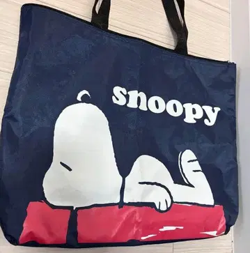 스누피 빅 토트백