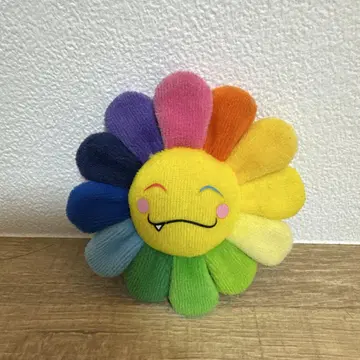 양면 emoji 레인보우 무라카미 다카시 카이카이키키 키링 배지