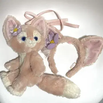 리나벨 숄더백 머리띠 봉제 인형 미니백