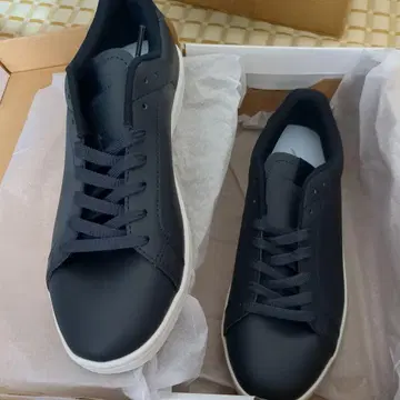 NAVY 신발 합성 피혁