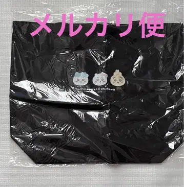 마법소녀 치이카와 빅 토트백 블랙 작은 얼굴