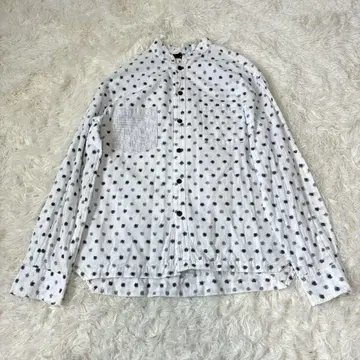 카스리노사토 노카라 밴드 카라 셔츠 긴팔