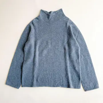 새상품급 23AW 마가렛호웰 SOFT CASHMERE 니트 파랑