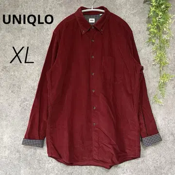 UNIQLO 빅 사이즈 [ XL ] 코듀로이 워크 셔츠 버튼 다운