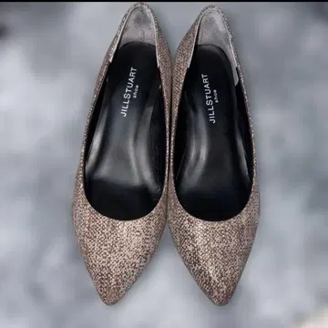 Jillstuart 스틸레토 하이힐 브라운 22.5cm 천연 가죽