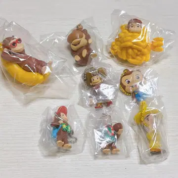 오자루의 조지 피규어 키링 8개 가챠가챠 캡슐 토이
