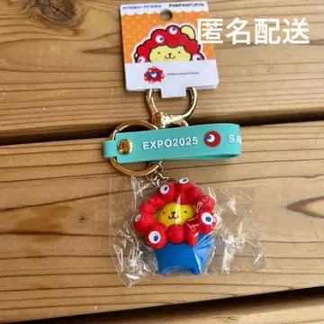 만박 산리오 폼폼푸딩 마스코트 입체 스트랩 키링