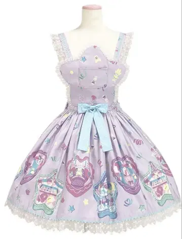 Angelic Pretty Compact Toys 스커트 라벤더