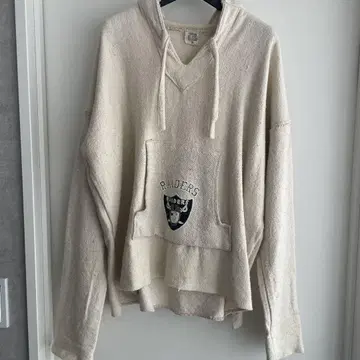 RAIDERS 멕시칸 후드티 XL 크림색