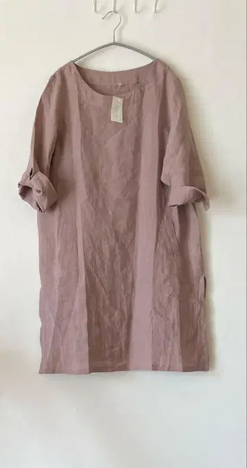 미사용 새상품 itirin 이치린 마츠모토 텍스타일 린넨 100% 튜닉