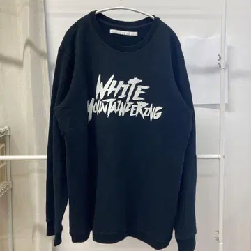 WHITE MOUNTAINEERING 블랙 트레이닝복 맨투맨