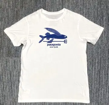 patagonia 피쉬 T셔츠 오가닉 USA제 뉴욕 한정판