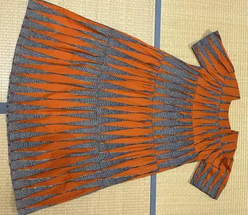 africanbatik Jua 대통령의 펜슬 패턴 티어드 원피스