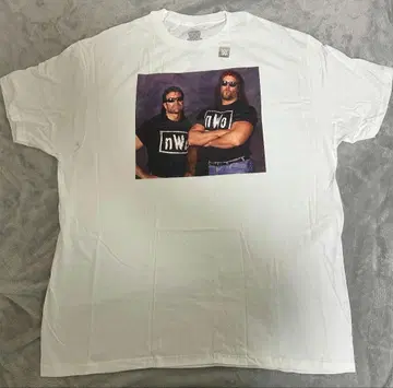 nWo T셔츠 화이트 WWF