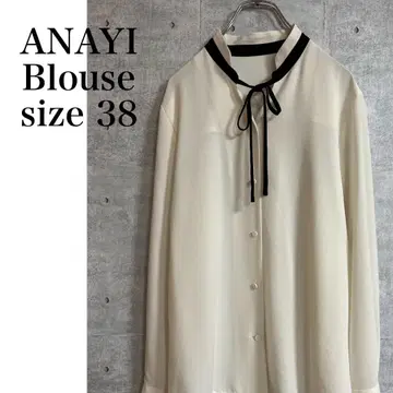 ANAYI 블라우스 화이트 사이즈 38 M 캐주얼 깔끔 여성용