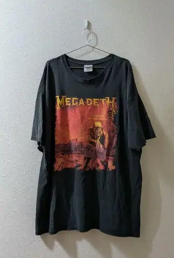 Megadeth T셔츠 00s 2xl