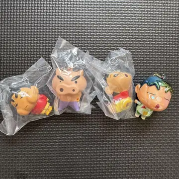 짱구는 못말려(크레용 신짱) 부리부리자에몽 시로 키링 4개 세트