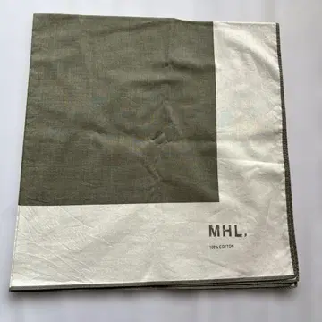 MHL. MHL 손수건 스카프 반다나 면 대형 62 x 62