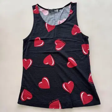LOVE MOSCHINO 하트 무늬 탱크탑