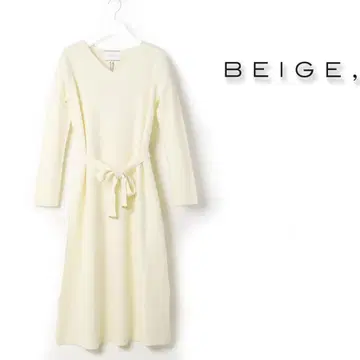 534 새상품 BEIGE, 베이지 LISS 니트 원피스 2