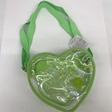 린츠 최애 컬러 숄더백 파우치 하트 반짝이 미사용품