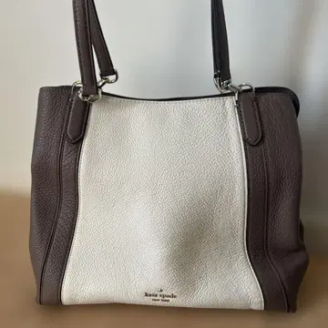 Kate Spade 토트백 브라운/화이트