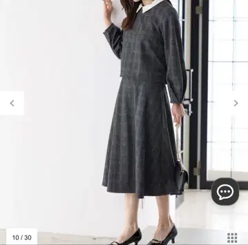 애니시스 컷 자카드 카라 부착 2WAY 셋업 블랙 계열 1 S
