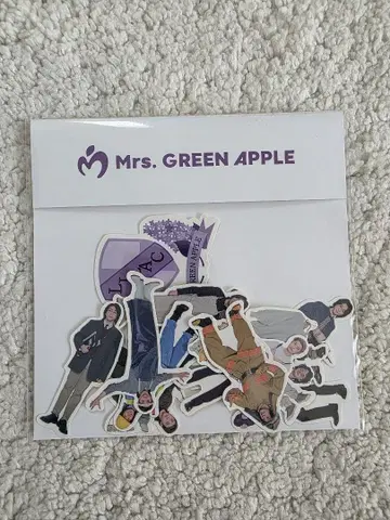 Mrs. GREEN APPLE 라일락 스티커 세트