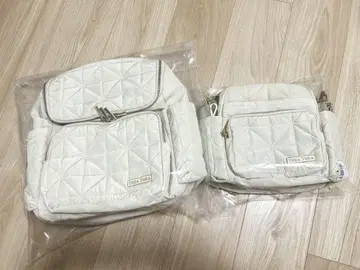 THEA THEA 퀼팅 마더백 시밀러룩 모자 세트