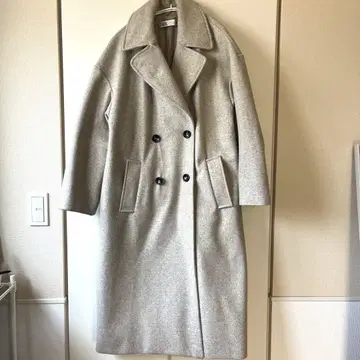 ZARA 여성용 롱 코트 M 베이지