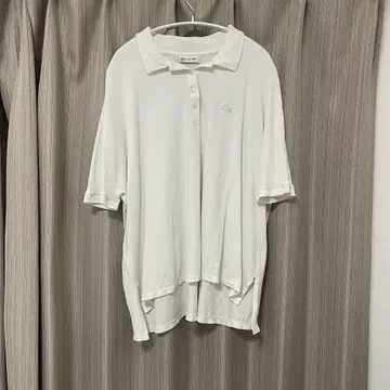 LACOSTE 릴랙스핏 피케 셔츠 XL 화이트
