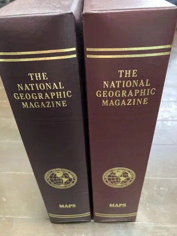 The National Geographic Magazine 지도