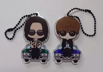 GLAY 스와링코 아크릴 키링 컬렉션 JIRO&TAKURO 세트