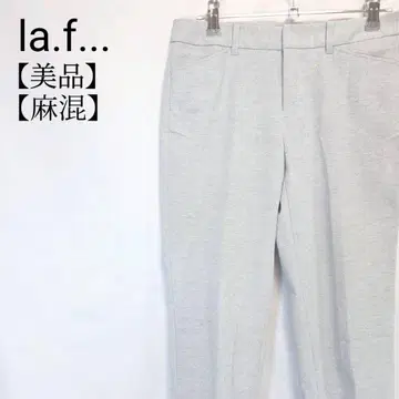 [새상품급] Ia.f - 라에프 마 혼방 무지 테이퍼드 팬츠 슬랙스