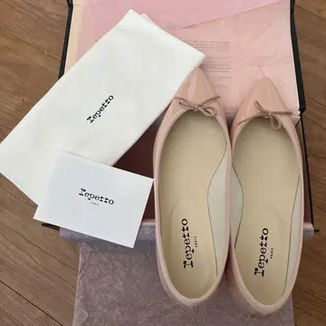 [ 새상품 미사용 ] Repetto 핑크 플랫슈즈 37