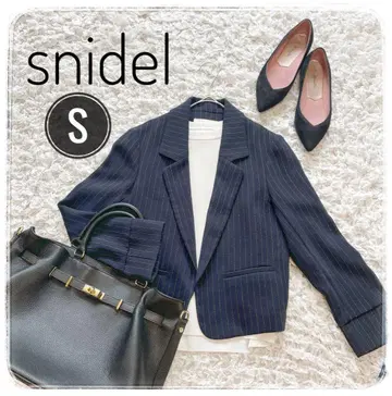 SNIDEL [ S ] 자켓 숏 기장 출퇴근 통학 오피스 새상품급 볼레로