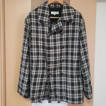 spinach 체크 무늬 테일러드 자켓 XL