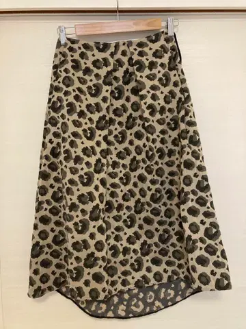 Demi-Luxe 롱 스커트 베이지/블랙 36