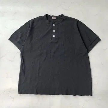 Healthknit 헬스니트 허니콤 러셀 헨리넥 XL