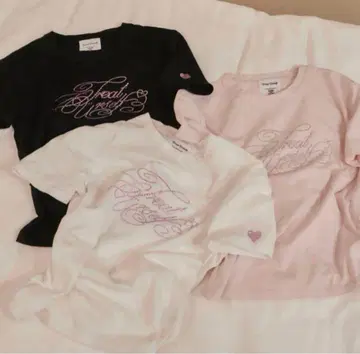 Treat Girl's rhinestone T-shirts White