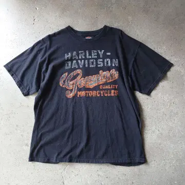 할리데이비슨 양면 프린트 T셔츠 XL 2014년