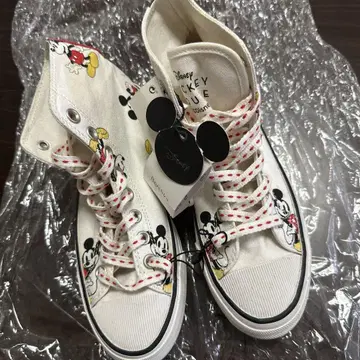 버쉬카 Disney 미키마우스 하이컷 스니커즈 24cm