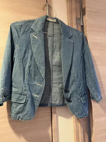 데님 블루 테일러드 자켓