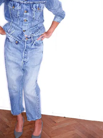 매디슨 블루 SAROUEL PT DENIM